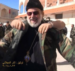 Ο αρχιεπίσκοπος Δαμασκού του ελληνορθόδοξου Πατριαρχείου στη Μονή Χερουβείμ