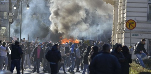 Ταραχές στο Σαράγεβο