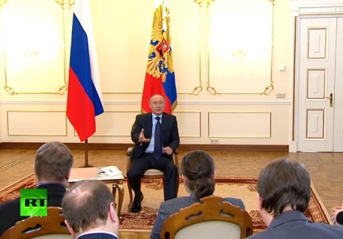 Από τη σημερινή συνέντευξη του Ρώσου Προέδρου