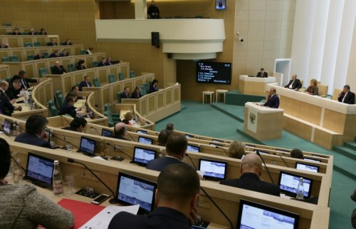 Η συνεδρίαση της Άνω Βουλής 