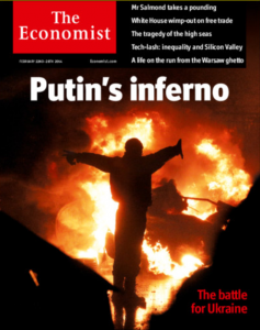 ECONOMIST jew pigs BLAME PUTIN for THEIR SABOTAGE & HATEMONGERING feb 2014