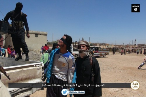 περιμένοντας την εκτέλεση ή σταύρωση