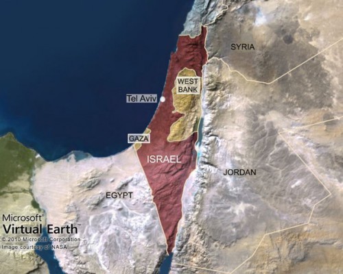 Carte-Israel-raid