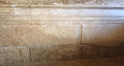 Εκπληκτικές λεπτομέρειες στην μαρμάρινη επένδυση στους τοίχους - Πηγή φωτό - ΥΠΠΟΑ