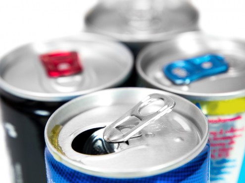 Energy drink cans