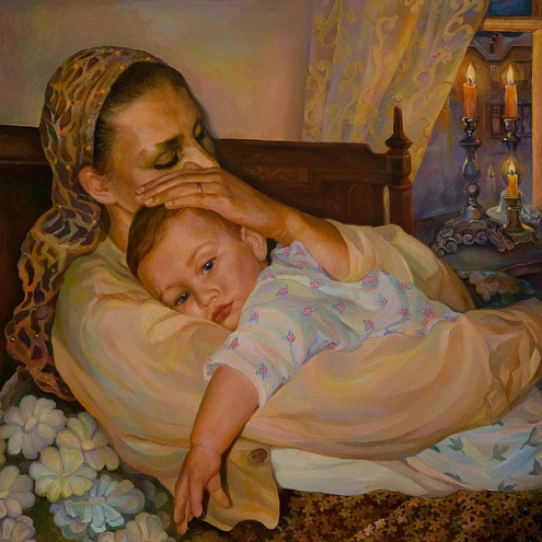 mother-with-child-elena-kokin