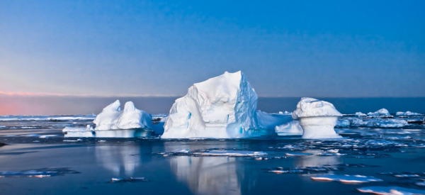 Antarctic icebergs