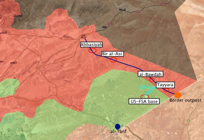 Δράμα: Ιρανοί, Ρώσοι και συριακός Στρατός περικύκλωσαν τους Αμερικανούς στη Ν.Συρία – Οι ΗΠΑ μετακίνησαν πυραύλους HIMARS στο Al Tanf και μια νέα μάχη ξεκινά - Εικόνα1 Δράμα: Ιρανοί, Ρώσοι και συριακός Στρατός περικύκλωσαν τους Αμερικανούς στη Ν.Συρία – Οι ΗΠΑ μετακίνησαν πυραύλους HIMARS στο Al Tanf και μια νέα μάχη ξεκινά - Εικόνα1