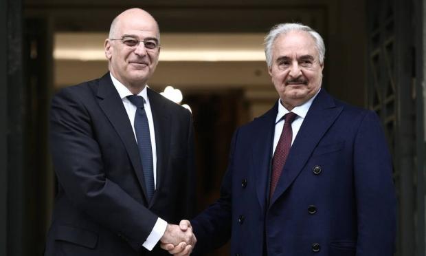 Χαφτάρ, Δένδιας