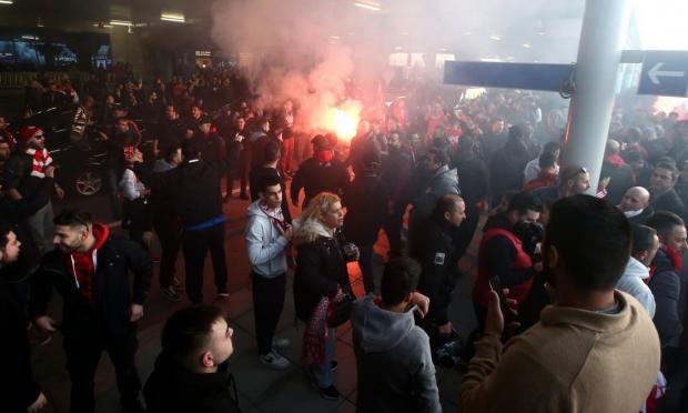 Ολυμπιακός στο αεροδρόμιο