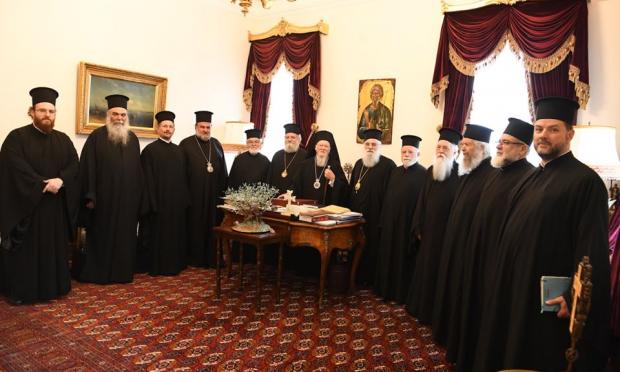 Συνάντηση πατριαρχειο Ιεροσολύμων με Βαρθολομαίο