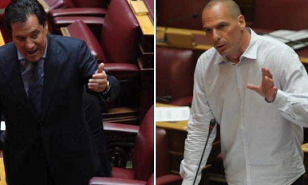 Άδωνις κατά Βαρουφάκη