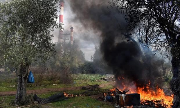 επεισόδια στη Μυτιλήνη