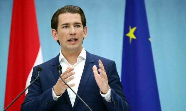 ομοσπονδιακός καγκελάριος της Αυστρίας Σεμπάστιαν Κουρτς