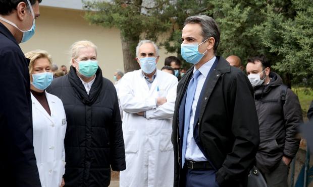 Στο Σωτηρία ο Κυριάκος Μητσοτάκης
