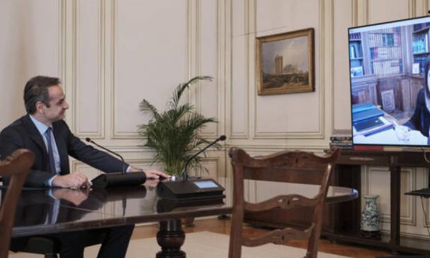 Τηλεδιάσκεψη Μητσοτάκης Σακελλαροπούλου