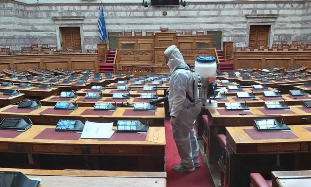 κορωνοϊός και βουλή