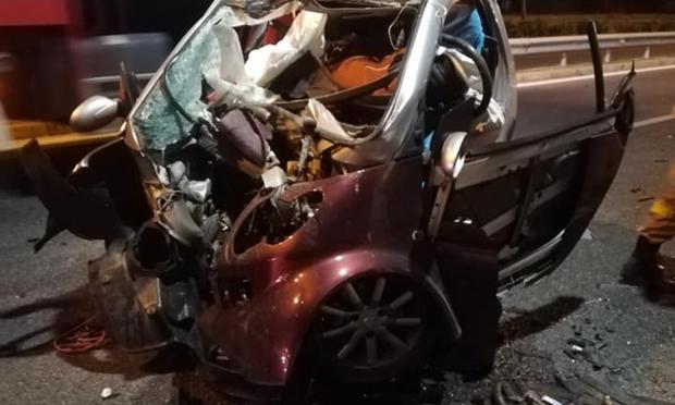 τροχαίο στη Λεωφόρος Μαραθώνος