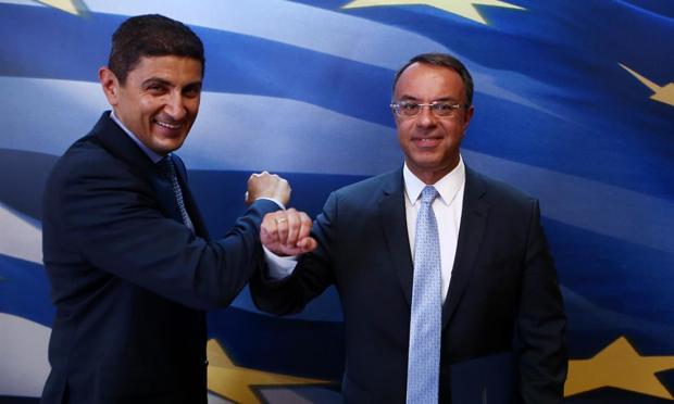 Χρήστος Σταϊκούρας και Λευτέρης Αυγενάκης