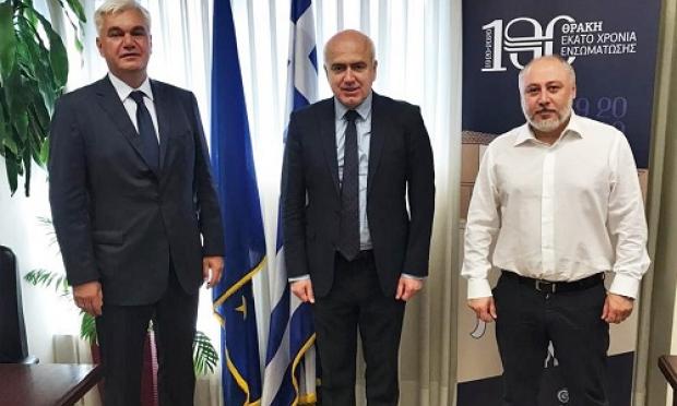 Περιφερειάρχης ΑΜΘ με τον Γενικό Πρόξενο της Ουκρανίας