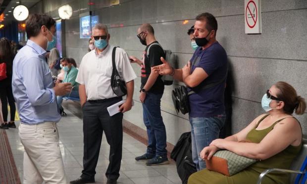 Βαγγέλης Ντηνιακός στο μετρό