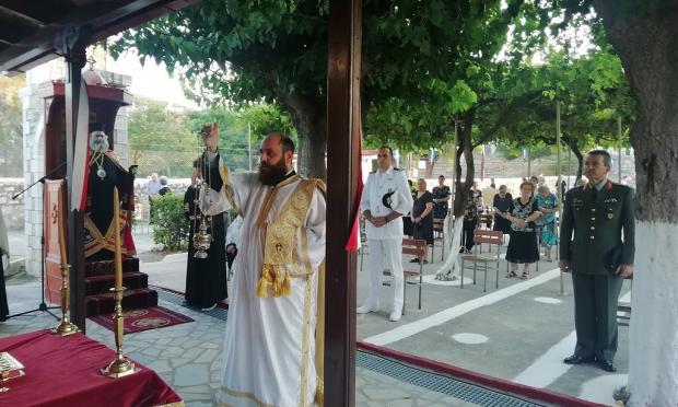 Μητροπολίτης Μάνης στο Στρατόπεδο Γυθείου