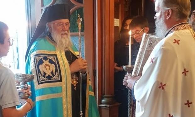 Εσπερινός στον Ιερό Ναό της Υπεραγίας Θεοτόκου της Οδηγητρίας στον Πέλεκα