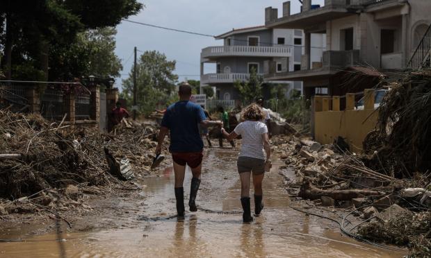 Πλημμύρες στην Εύβοια