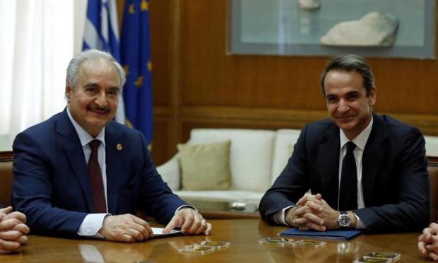 Χαφτάρ και Μητσοτάκης