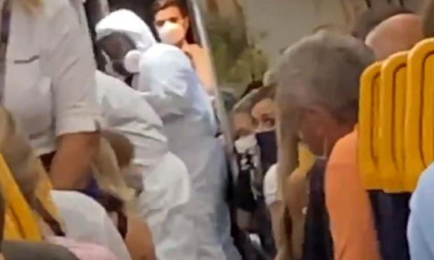 επιβάτες με ασθενή κορονοϊού