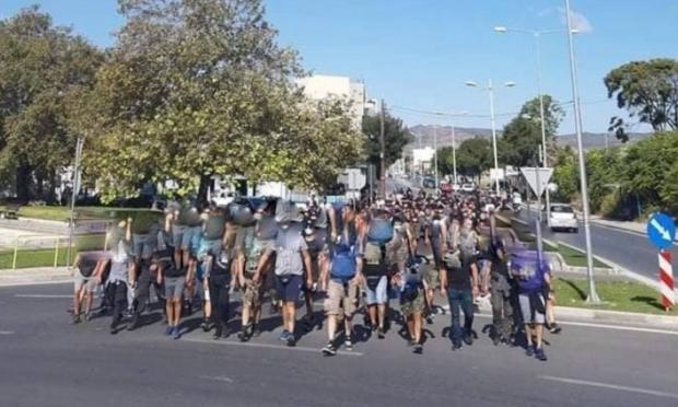 Οπαδοί της ΑΕΚ στο Βόλο