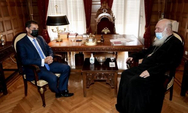 Χάρης Θεοχάρης με Ιερώνυμο
