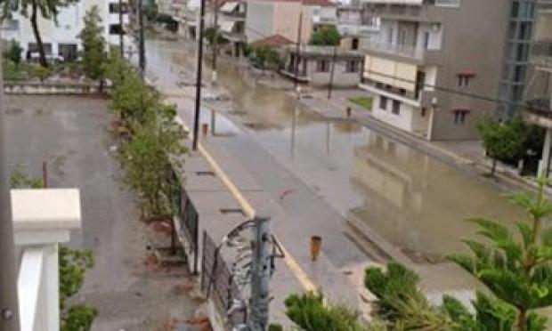 πλημμύρα στο Μεσολόγγι