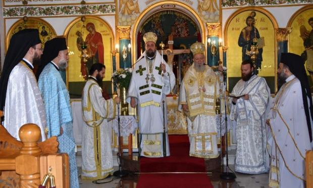 Αρχιερατικό συλλειτουργό στο ναό Πάντων των Ευβοέων Αγίων