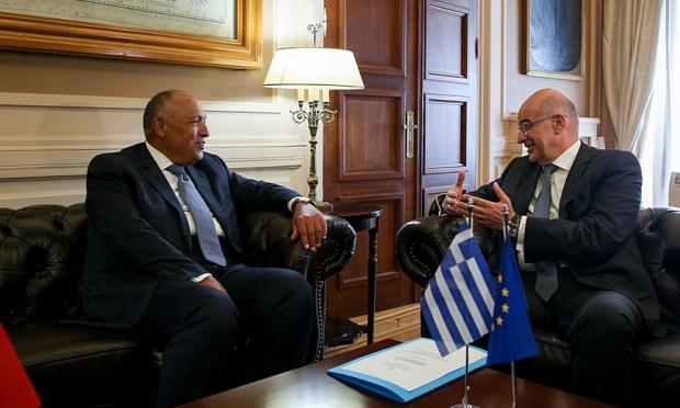 Νίκος Δένδιας Σάμεχ Σούκρι