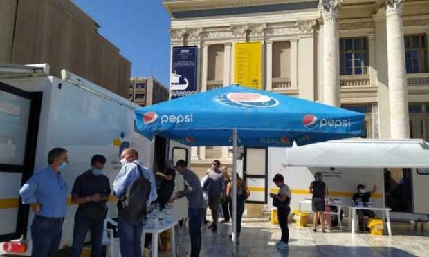 τεστ κορωνοϊού στον Πειραιά