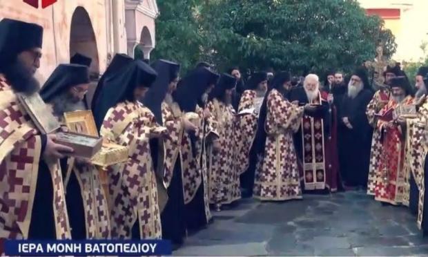 Λιτανεία στο Βατοπέδι