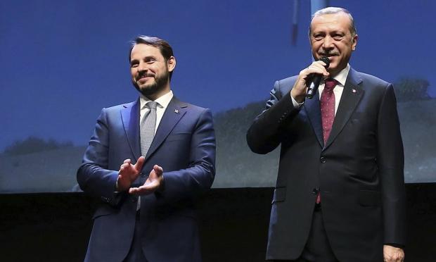 Μπεράτ Αλμπαϊράκ και Ερντογάν