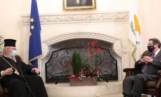 Αναστασιάδης σε Αρχιεπίσκοπο Κύπρου