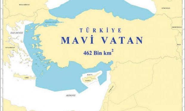 Γαλάζια πατρίδα Χαρτης