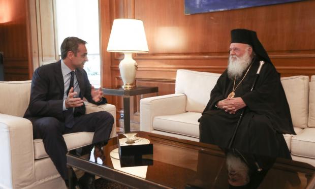 Μητσοτάκης με Ιερώνυμο
