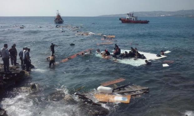 ναυάγιο στη Λέσβο