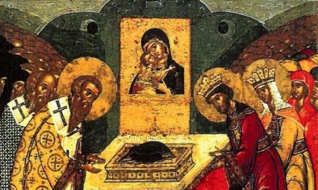κατάθεσης της Τίμιας Εσθήτος