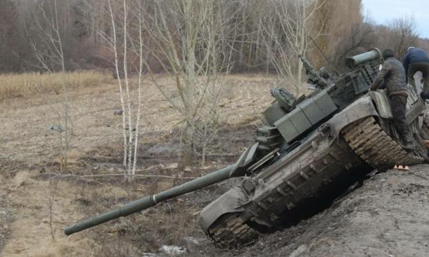 Καταστραμμένο ρωσικό T-72B3 
