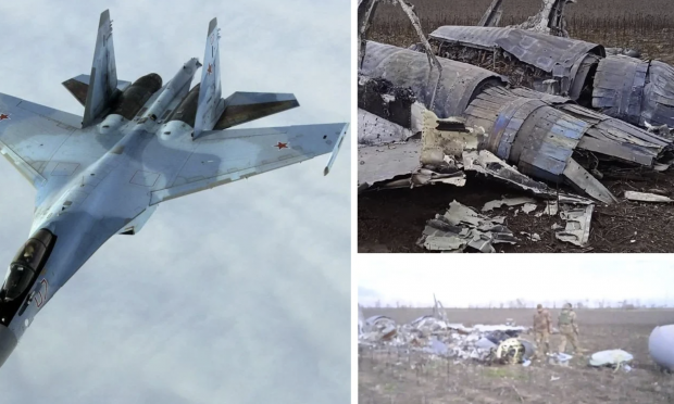 Su-35 & συντρίμμια