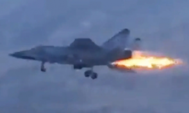 ρωσικό MiG-31 συνετρίβη