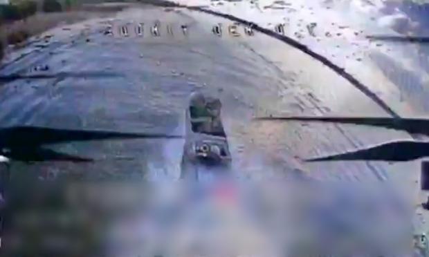 Zvezda - ρωσικό drone ανατίναξε ουκρανικό ταχύπλοο στην γέφυρα Αντονόφκσυ στον Δνείπερο