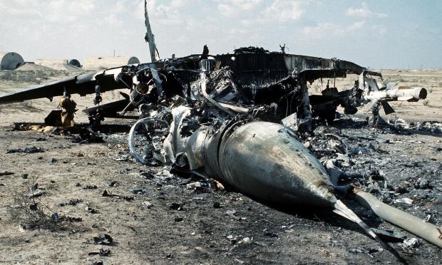 κατεστραμμένο ιρακινό MiG-29