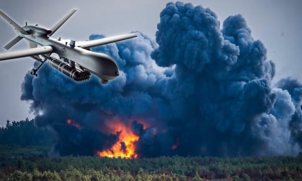 drone και έκρηξη