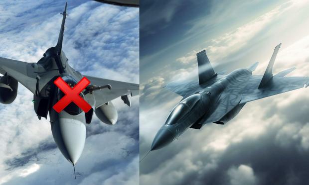Gripen και φουτουριστικό μαχητικό
